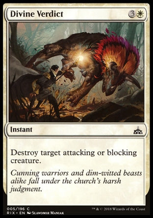 Veredito Divino / Divine Verdict - Magic: The Gathering - MoxLand