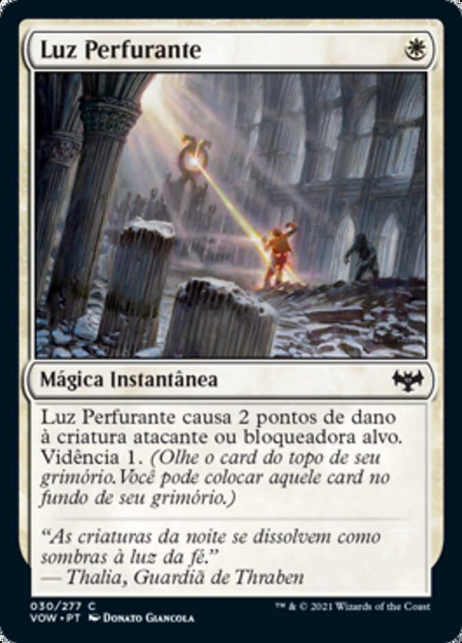 Luz Perfurante / Piercing Light - Magic: The Gathering - MoxLand