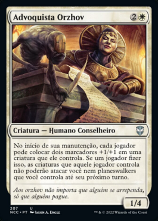 Advoquista Orzhov / Orzhov Advokist - Magic: The Gathering - MoxLand