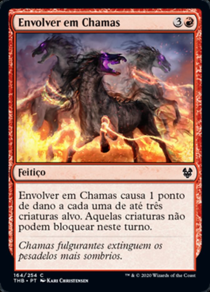 Envolver em Chamas / Wrap in Flames - Magic: The Gathering - MoxLand