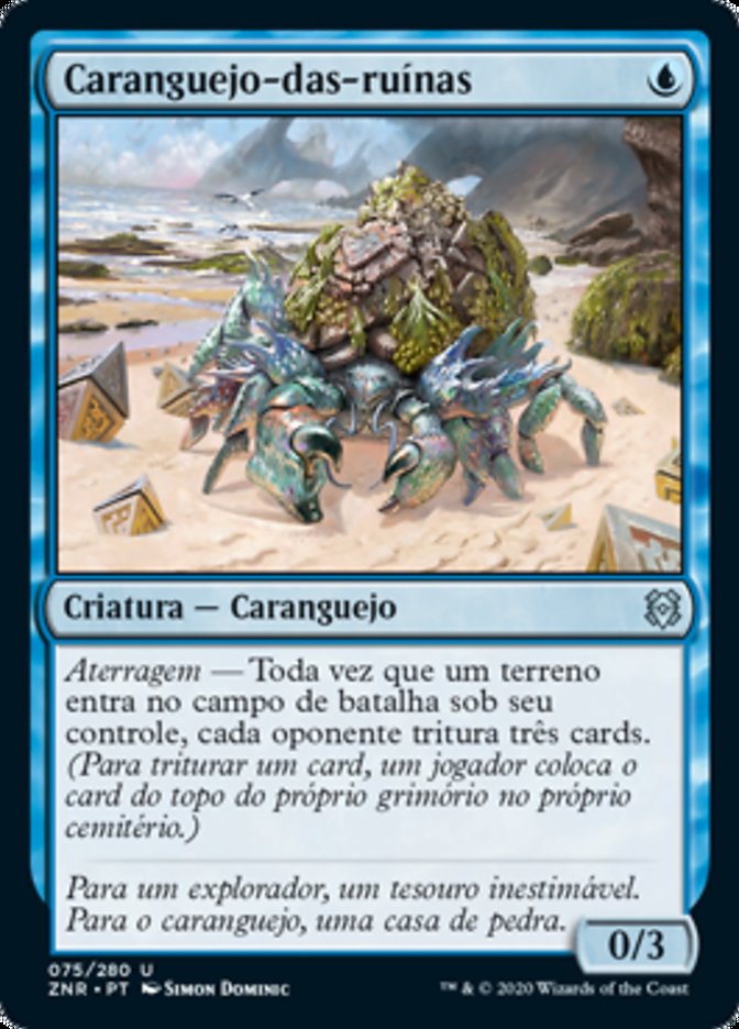 Caranguejo-das-ruínas / Ruin Crab - Magic: The Gathering - MoxLand