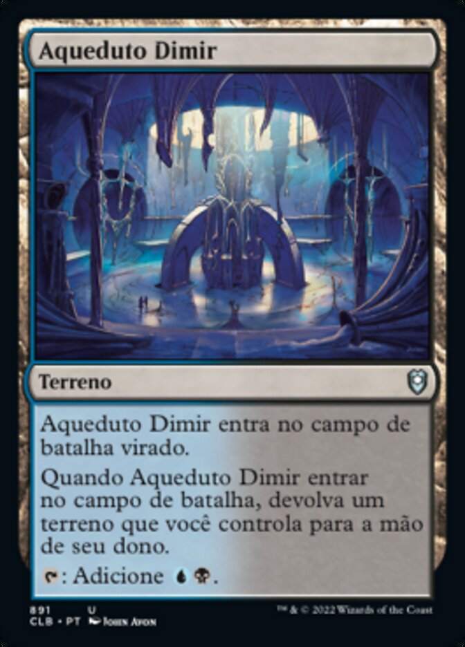 Aqueduto Dimir / Dimir Aqueduct - Magic: The Gathering - MoxLand
