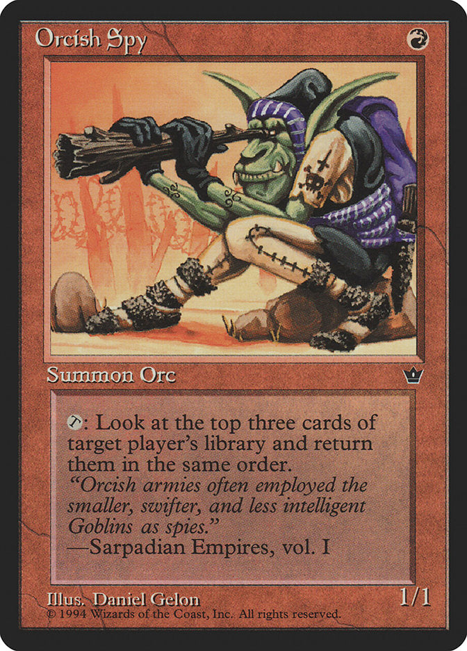 Espião Orc / Orcish Spy - Magic: The Gathering - MoxLand