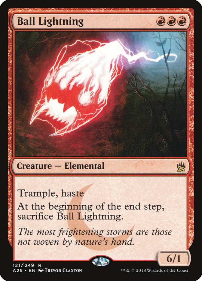 Esfera de Raios / Ball Lightning - Magic: The Gathering - MoxLand