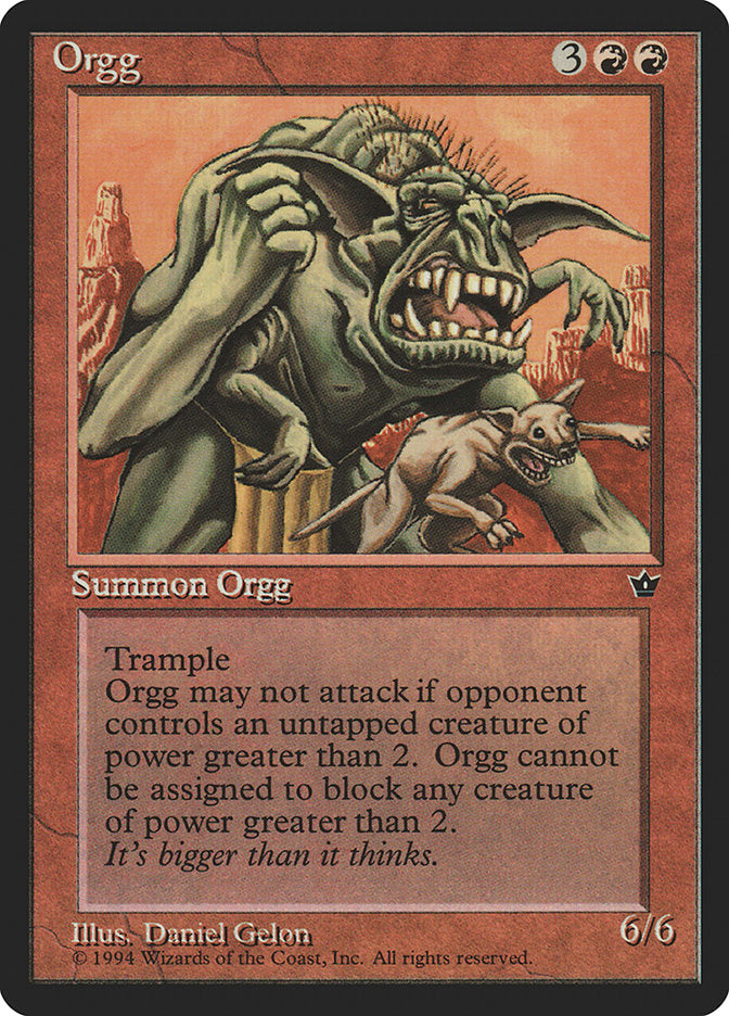 Orgg / Orgg - Magic: The Gathering - MoxLand