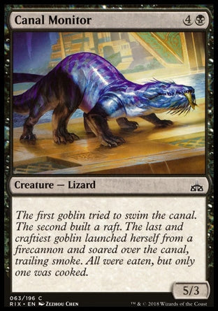 Sáurio do Canal / Canal Monitor - Magic: The Gathering - MoxLand