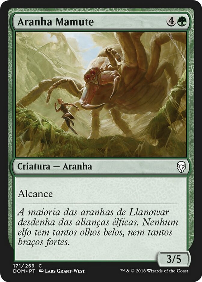 Aranha Mamute / Mammoth Spider - Magic: The Gathering - MoxLand
