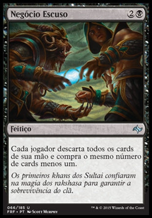 Negócio Escuso / Dark Deal - Magic: The Gathering - MoxLand