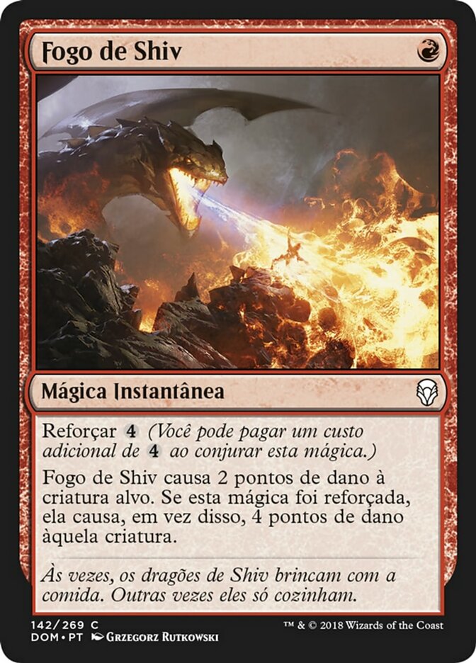 Fogo de Shiv / Shivan Fire - Magic: The Gathering - MoxLand