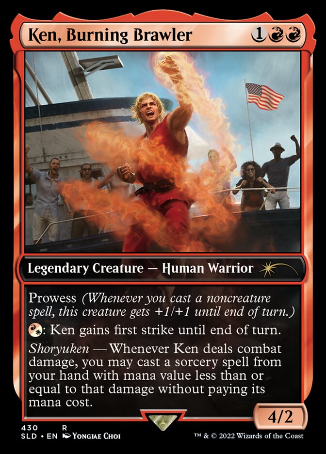 Ken, Burning Brawler - Magic: The Gathering - MoxLand