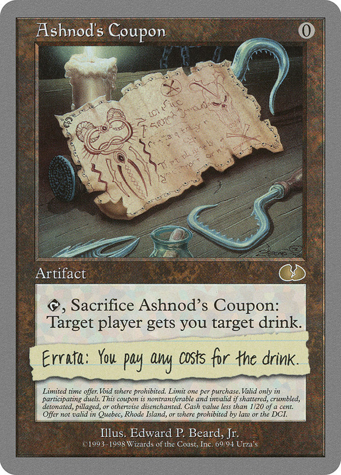 Ashnod's Coupon - Magic: The Gathering - MoxLand