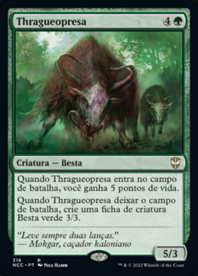 Thragueopresa / Thragtusk - Magic: The Gathering - MoxLand