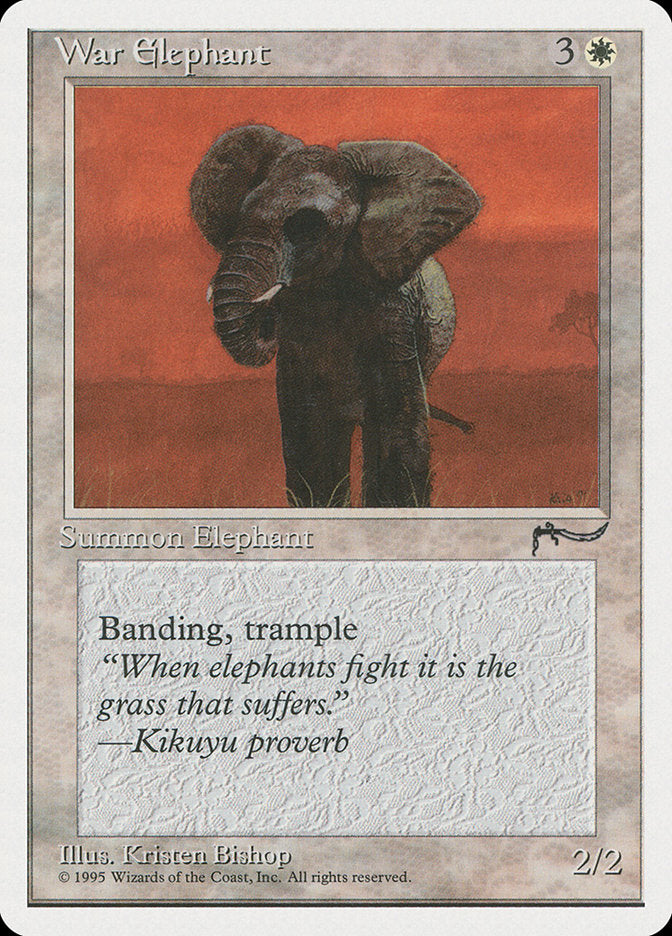 War Elephant / War Elephant - Magic: The Gathering - MoxLand