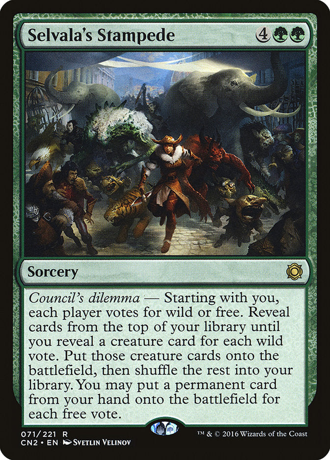 Selvala's Stampede - Magic: The Gathering - MoxLand