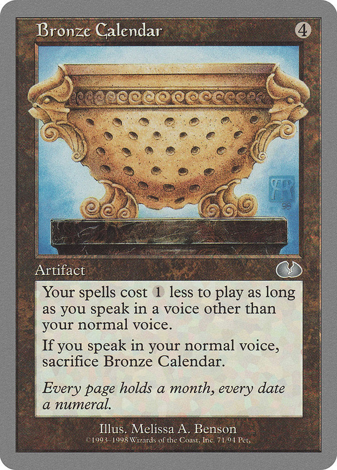 Bronze Calendar - Magic: The Gathering - MoxLand