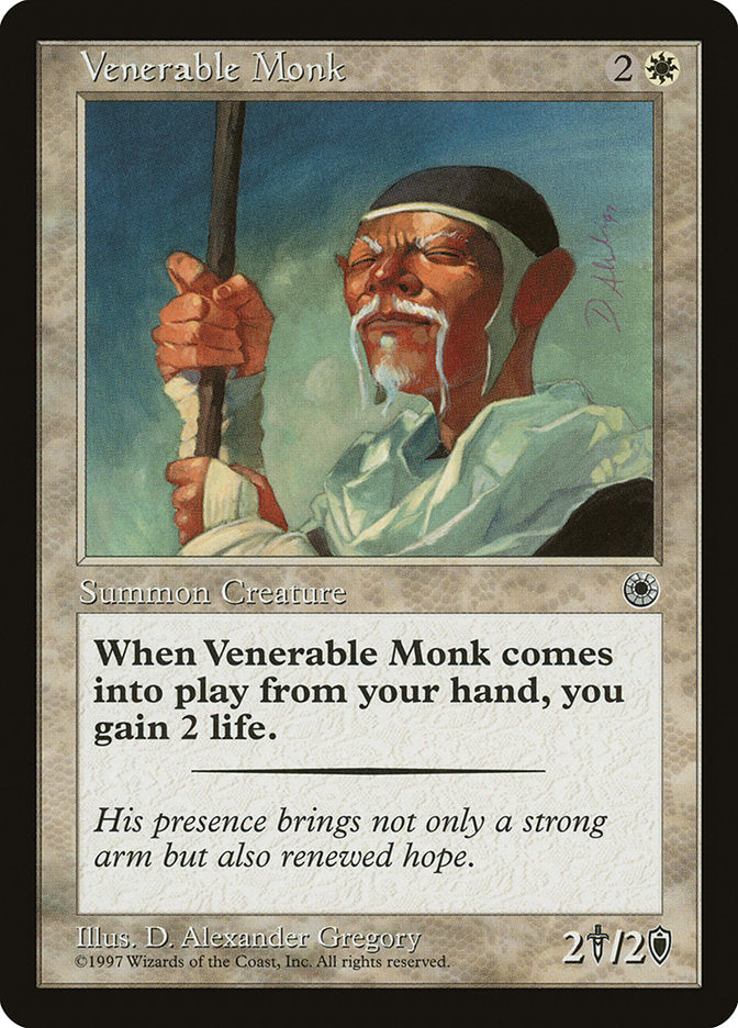 Monge Venerável / Venerable Monk - Magic: The Gathering - MoxLand