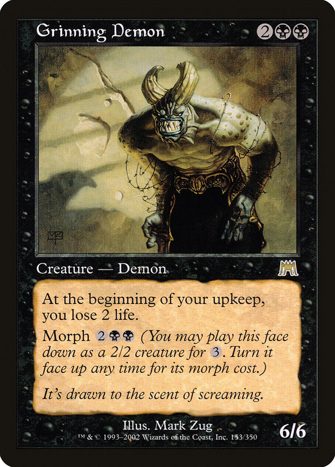 Demônio Sorridente / Grinning Demon - Magic: The Gathering - MoxLand