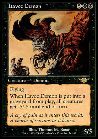 Demônio Fulminante / Havoc Demon - Magic: The Gathering - MoxLand