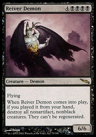 Demônio Saqueador / Reiver Demon - Magic: The Gathering - MoxLand