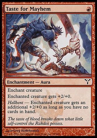 Queda pelo Caos / Taste for Mayhem - Magic: The Gathering - MoxLand