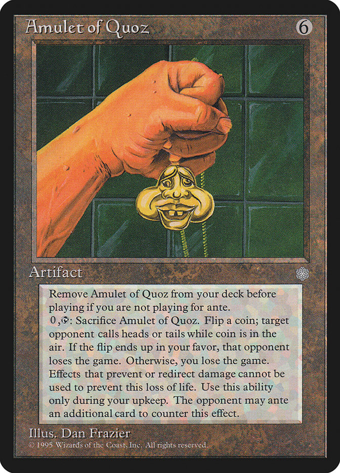 Amuleto de Quoz / Amulet of Quoz - Magic: The Gathering - MoxLand