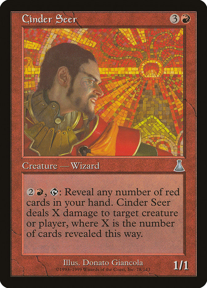 Vidente das Brasas / Cinder Seer - Magic: The Gathering - MoxLand