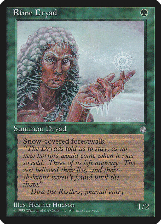 Dríade da Geada / Rime Dryad - Magic: The Gathering - MoxLand
