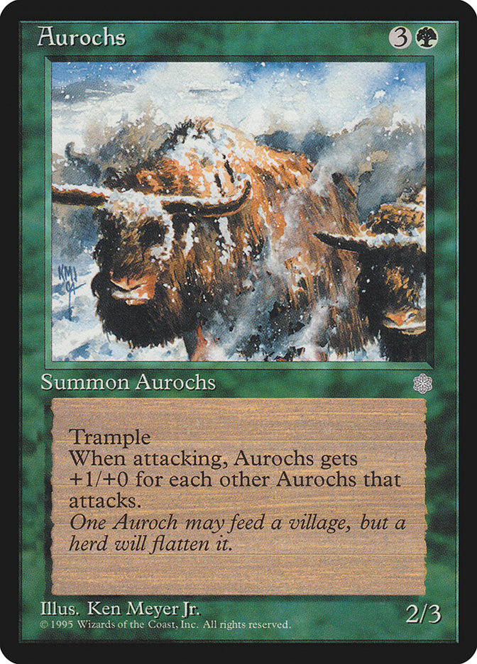 Auroques / Aurochs - Magic: The Gathering - MoxLand