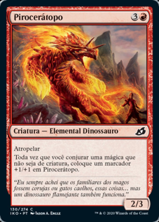 Pirocerátopo / Pyroceratops - Magic: The Gathering - MoxLand
