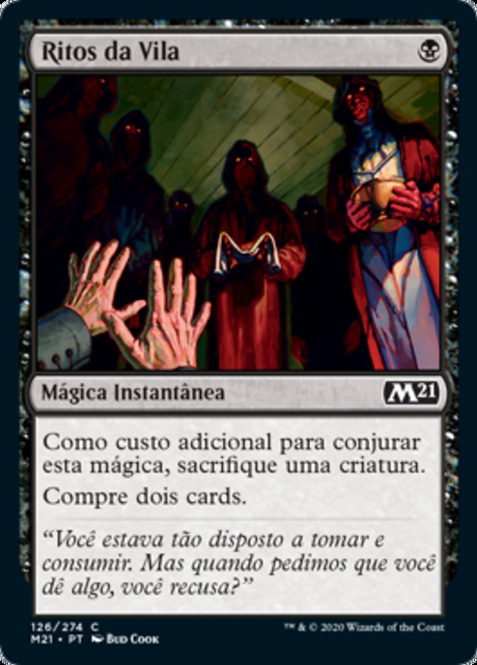 Ritos da Vila / Village Rites - Magic: The Gathering - MoxLand