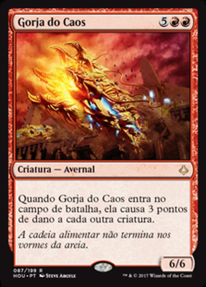 Gorja do Caos / Chaos Maw - Magic: The Gathering - MoxLand