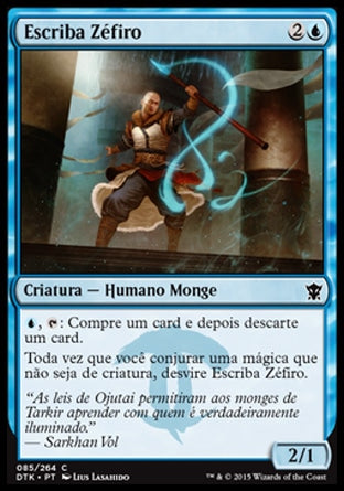 Escriba Zéfiro / Zephyr Scribe - Magic: The Gathering - MoxLand