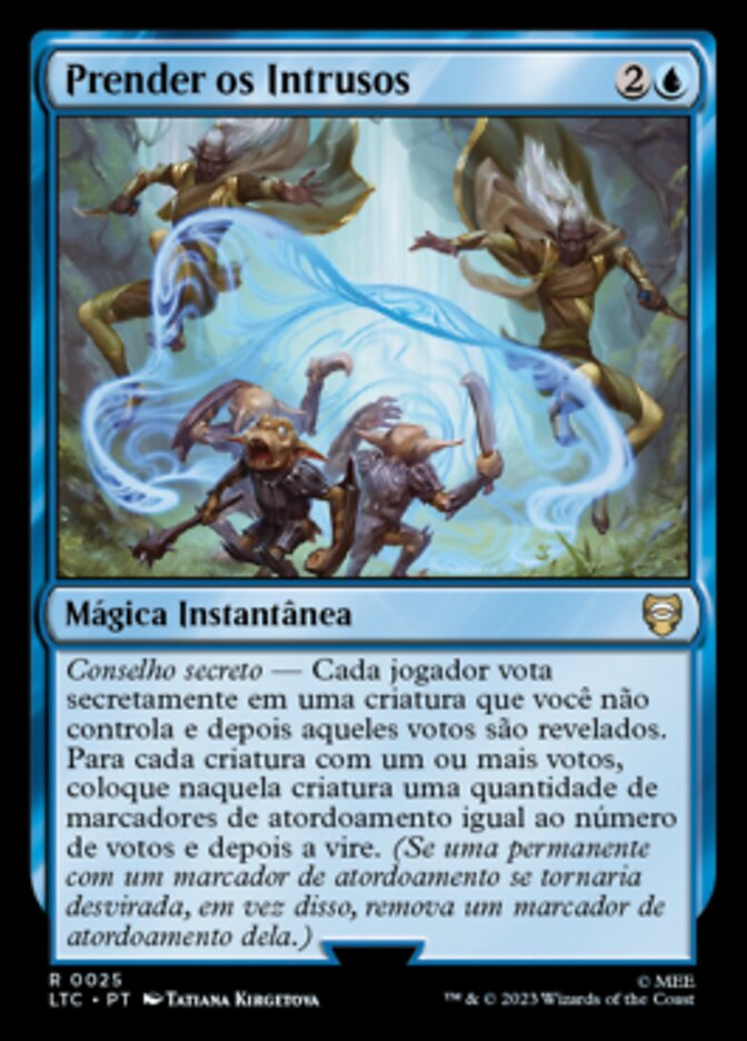 Prender os Intrusos / Trap the Trespassers - Magic: The Gathering - MoxLand