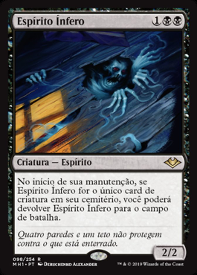 Espírito Ínfero / Nether Spirit - Magic: The Gathering - MoxLand