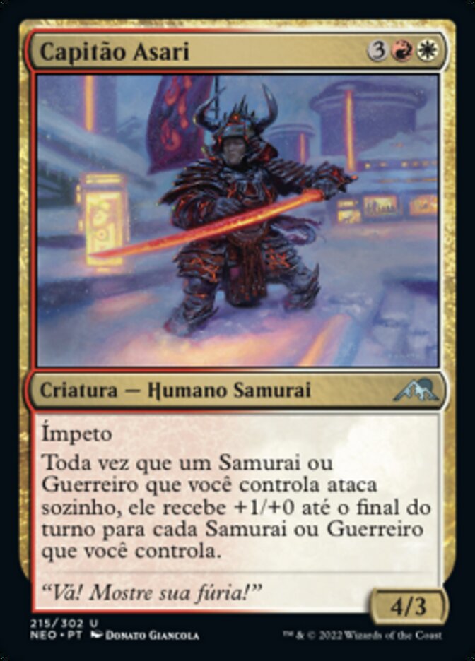 Capitão Asari / Asari Captain - Magic: The Gathering - MoxLand