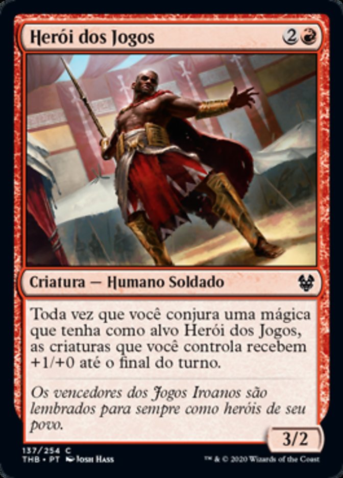 Herói dos Jogos / Hero of the Games - Magic: The Gathering - MoxLand