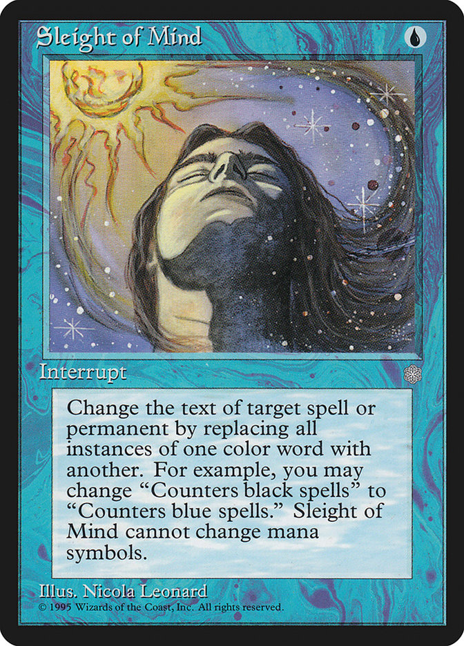 Ilusão Mental / Sleight of Mind - Magic: The Gathering - MoxLand