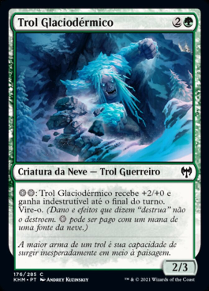 Trol Glaciodérmico / Icehide Troll - Magic: The Gathering - MoxLand