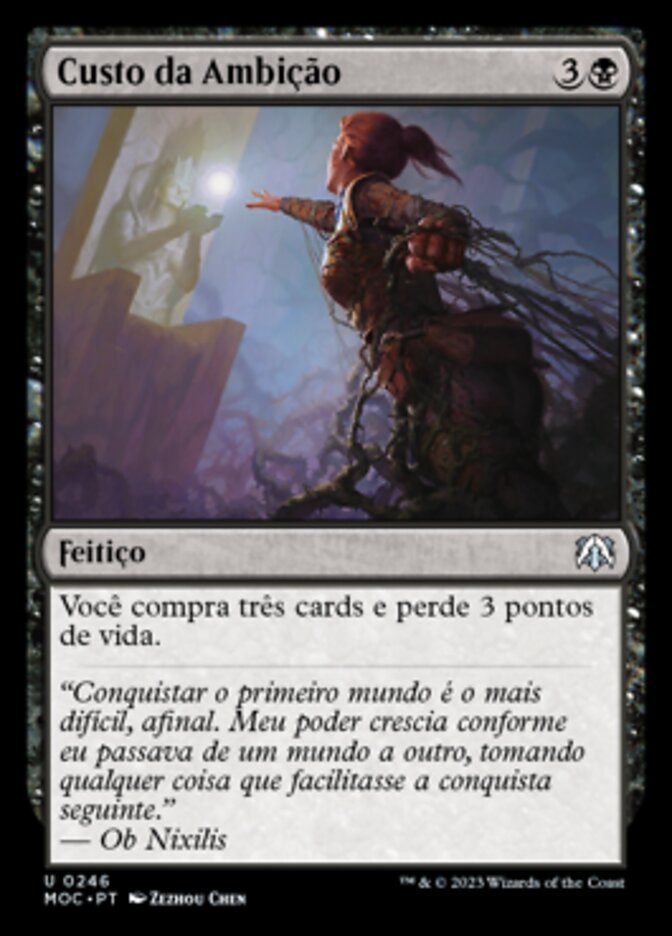 Custo da Ambição / Ambition's Cost - Magic: The Gathering - MoxLand