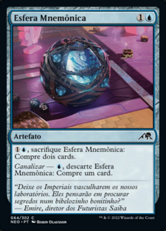 Esfera Mnemônica / Mnemonic Sphere - Magic: The Gathering - MoxLand