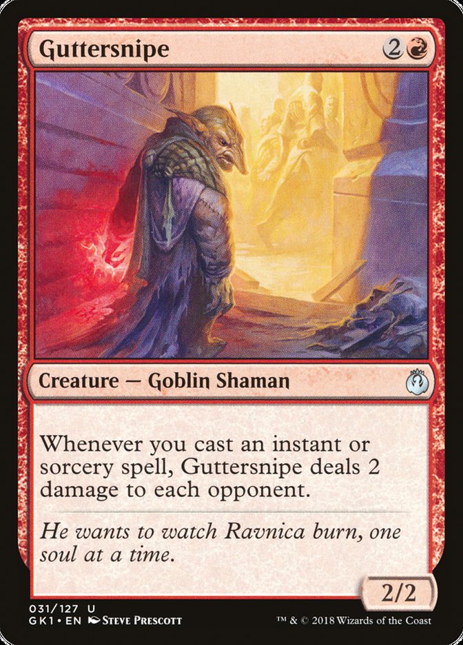 Atirador da Sarjeta / Guttersnipe - Magic: The Gathering - MoxLand