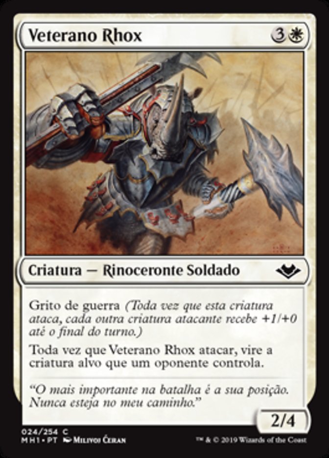 Veterano Rhox / Rhox Veteran - Magic: The Gathering - MoxLand