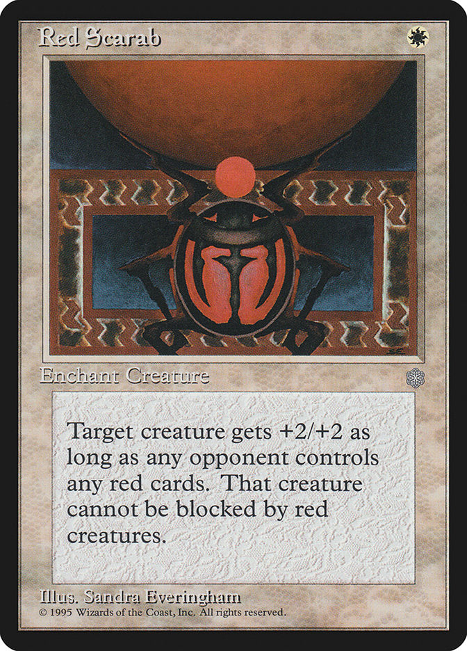 Escaravelho Vermelho / Red Scarab - Magic: The Gathering - MoxLand
