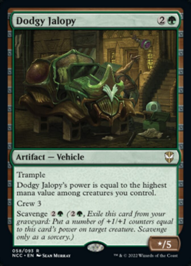 Calhambeque Duvidoso / Dodgy Jalopy - Magic: The Gathering - MoxLand