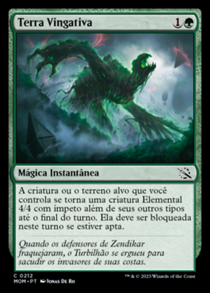Terra Vingativa / Vengeant Earth - Magic: The Gathering - MoxLand