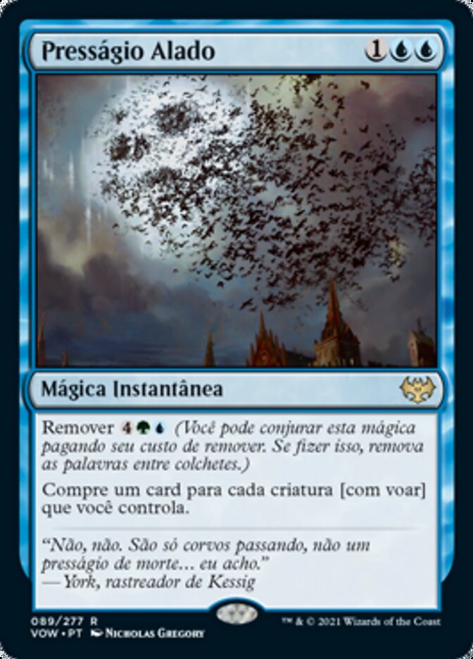 Presságio Alado / Winged Portent - Magic: The Gathering - MoxLand