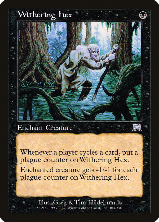 Encanto Definhador / Withering Hex - Magic: The Gathering - MoxLand