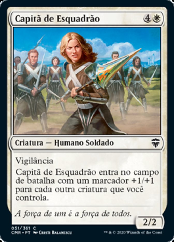 Capitã de Esquadrão / Squad Captain - Magic: The Gathering - MoxLand