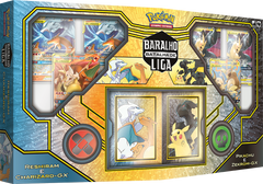 Box - Baralho Batalha de Liga Reshiram e Charizard GX vs Pikachu e Zekrom GX - Pokémon TCG - MoxLand