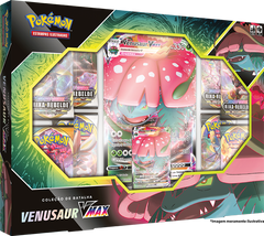 Box - Coleção de Batalha Venusaur VMAX - Pokémon TCG - MoxLand